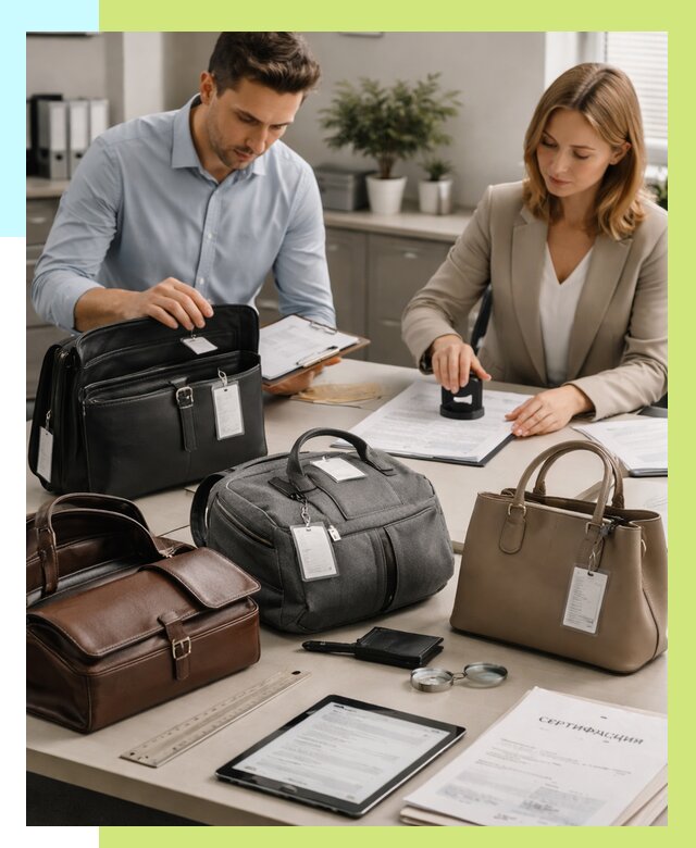 Сертификация сумок в Лесне от 7796 руб. | Алешин-Лсн