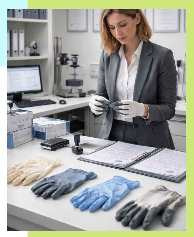 Сертификация перчаток в Лесне от 8836 р. | Алешин-Лсн