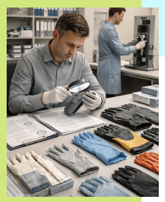 Сертификация перчаток и средств защиты продукции в Лесне