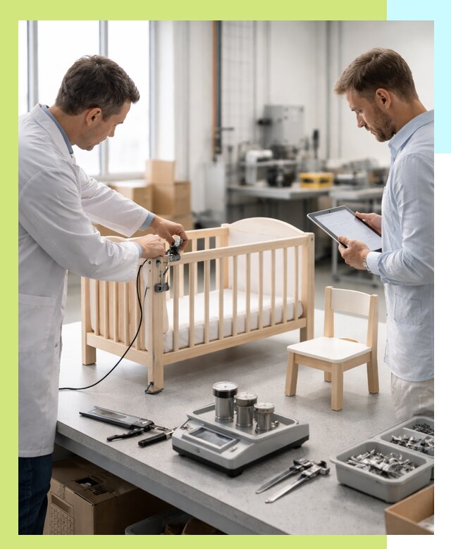 Сертификация детской мебели и проверка безопасности в Лесне