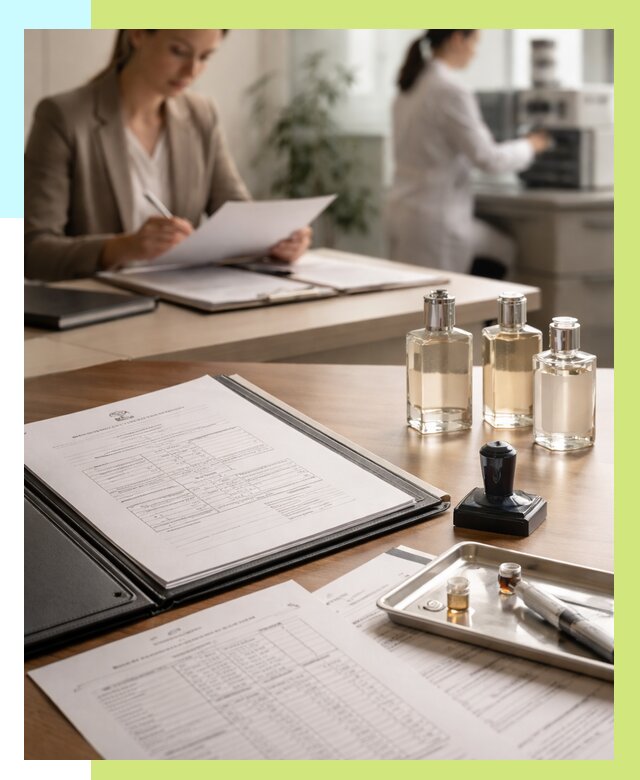 Сертификация парфюмерии в Лесне от 15593 р. | Алешин-Лсн