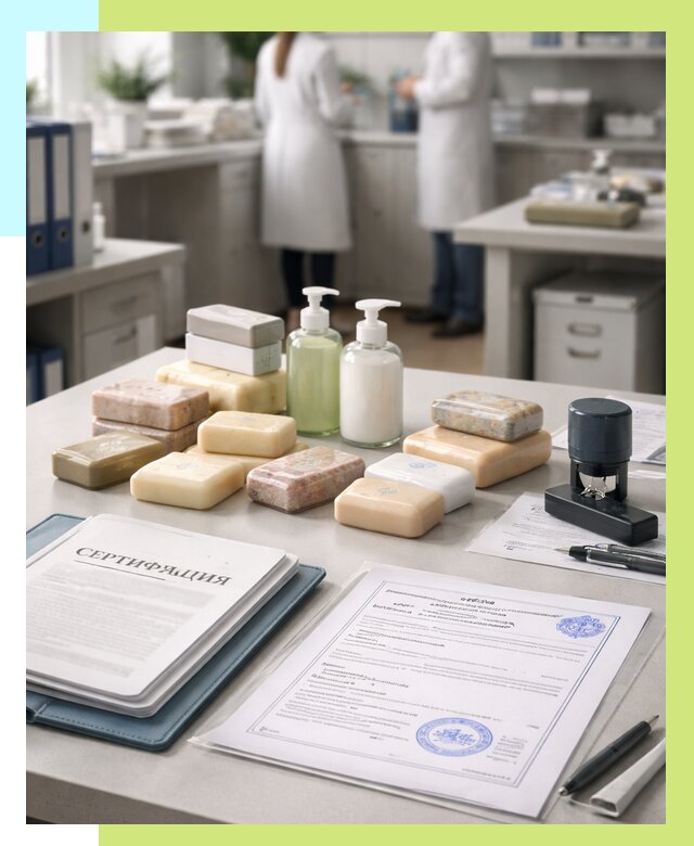 Сертификация мыла и сертификат на мыло в Лесне от 12474 | Алешин-Лсн