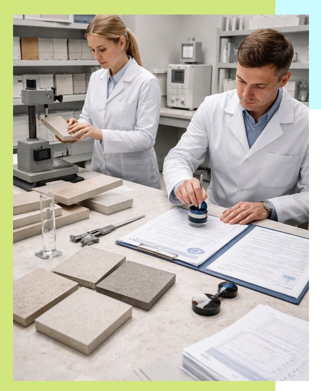 Сертификация плитки и керамики в Лесне с документами