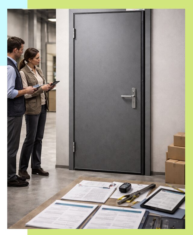 Сертификация противопожарных дверей в Лесне от 9356 р. | Алешин-Лсн