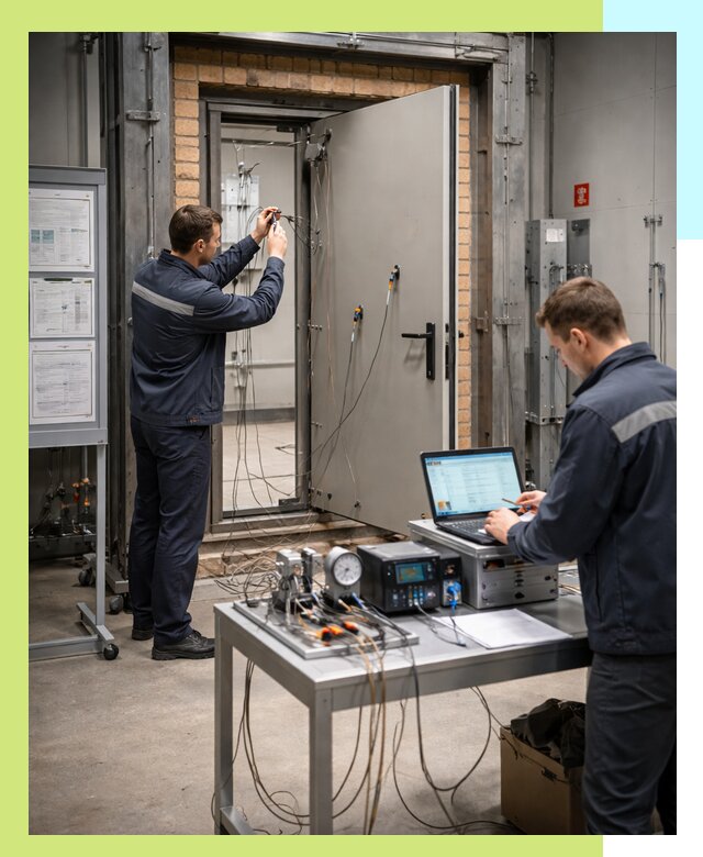 Сертификация противопожарных дверей в Лесне по ГОСТ и ТР