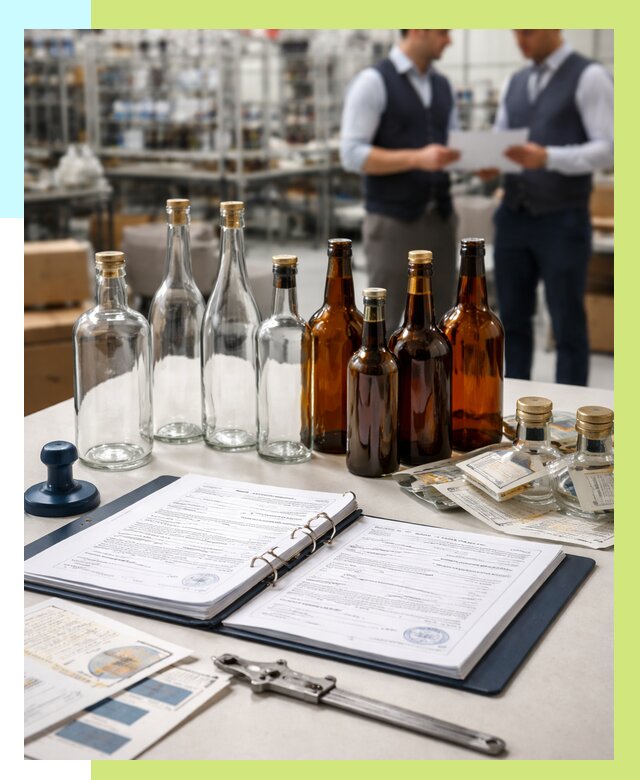 Сертификация стеклянных бутылок в Лесне от 25988 р. | Алешин-Лсн