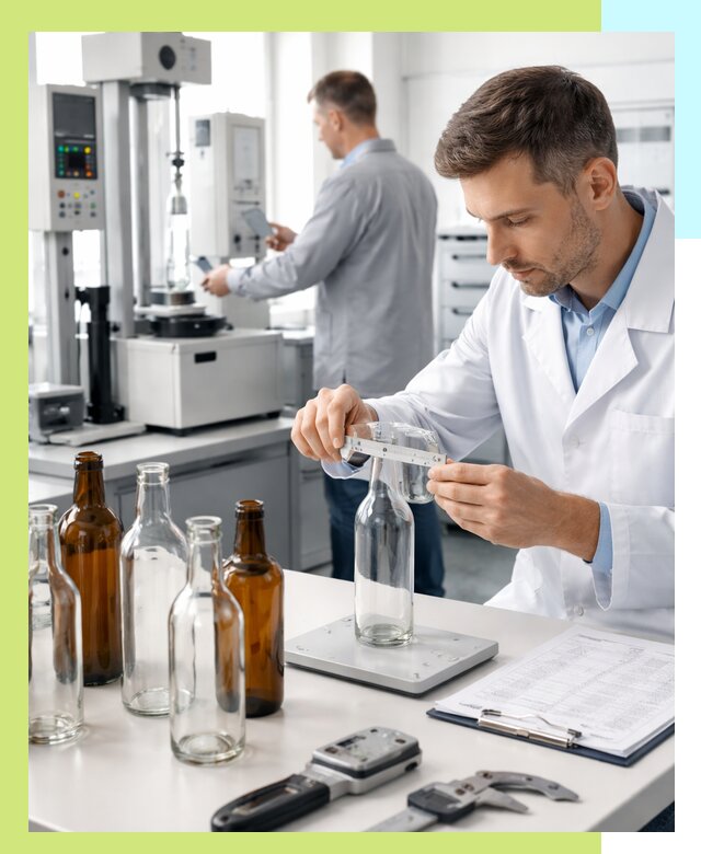 Сертификация стеклянных бутылок и сопутствующей упаковки в Лесне