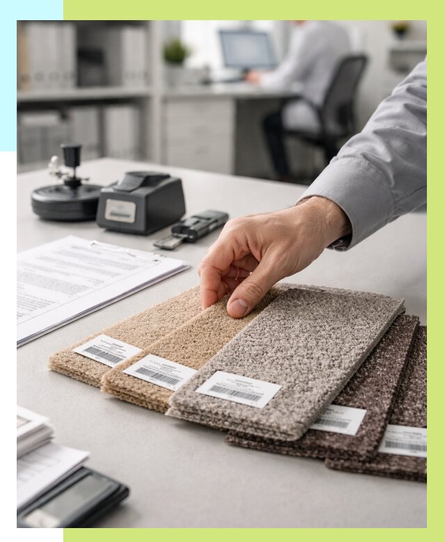 Сертификация ковролина в Лесне от 15593 р., Алешин-Лсн