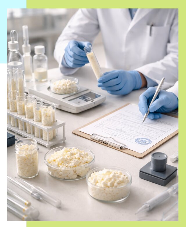 Сертификация творога в Лесне от 12474 р. под ключ | Алешин-Лсн