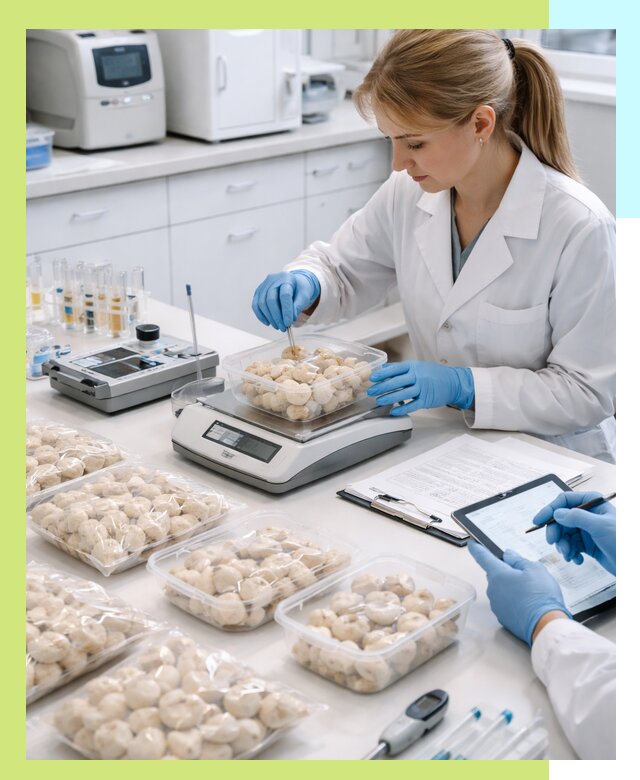 Сертификация пельменей и мясных полуфабрикатов в Лесне