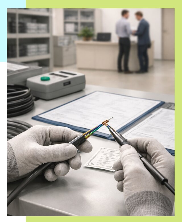 Сертификация провода в Лесне от 18711 р. в Алешин-Лсн