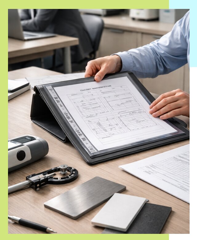 Оформление паспорта материала для продукции в Лесне