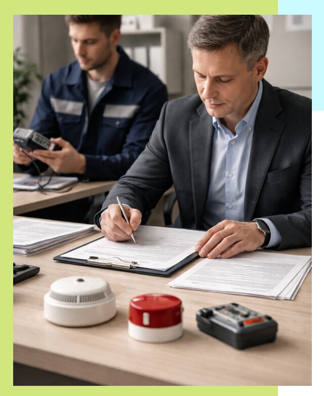 Получение добровольного пожарного сертификата в Лесне