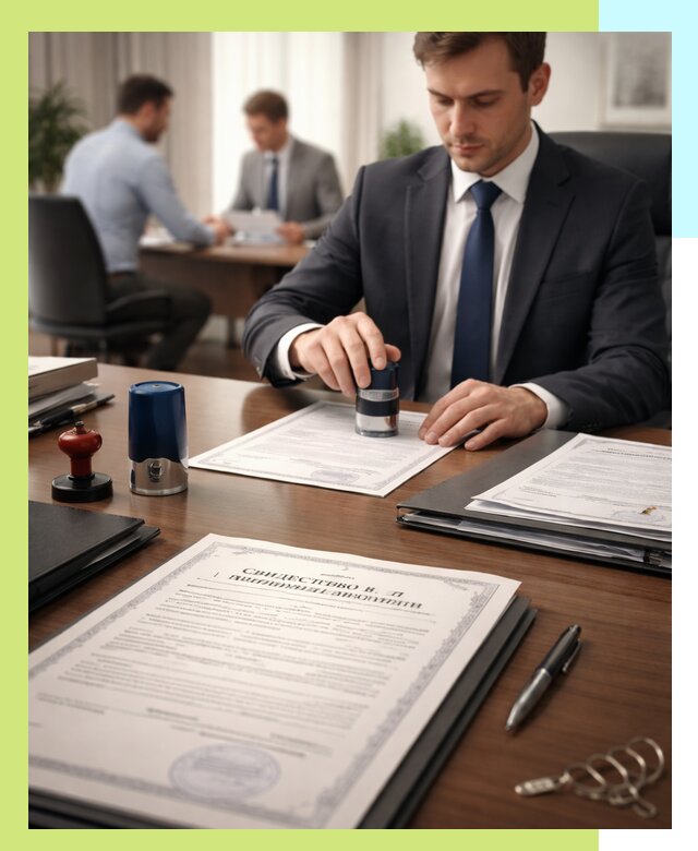 Оформление свидетельства о государственной регистрации в Лесне