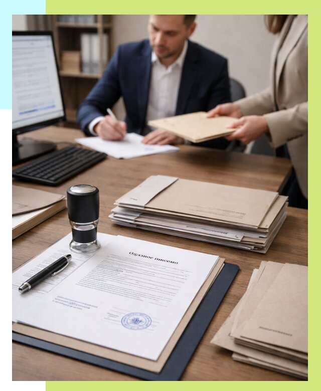 Отказное письмо для таможни в Лесне от 3119 р, Алешин-Лсн