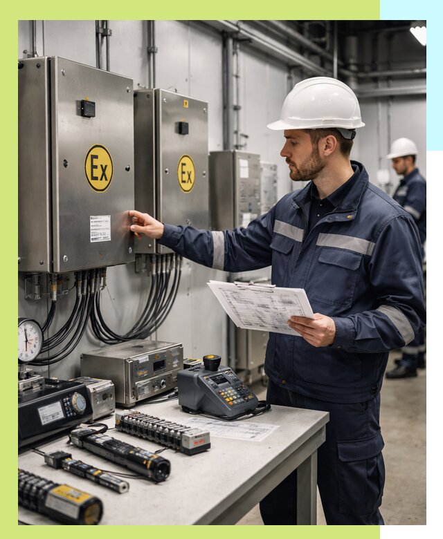 Сертификат взрывозащиты промышленного оборудования в Лесне