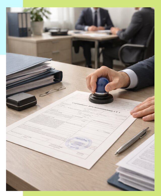 Сертификат происхождения СТ 1 в Лесне от 4678 р. | Алешин-Лсн