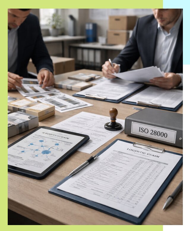 Получение сертификата ISO 28000 по безопасности цепи поставок в Лесне