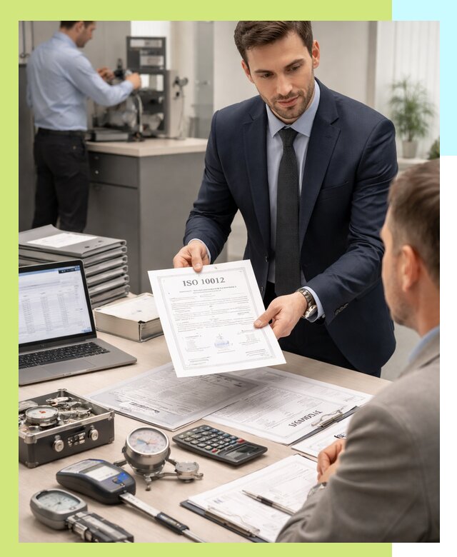 Выдача сертификата ISO 10012 по требованиям метрологии в Лесне