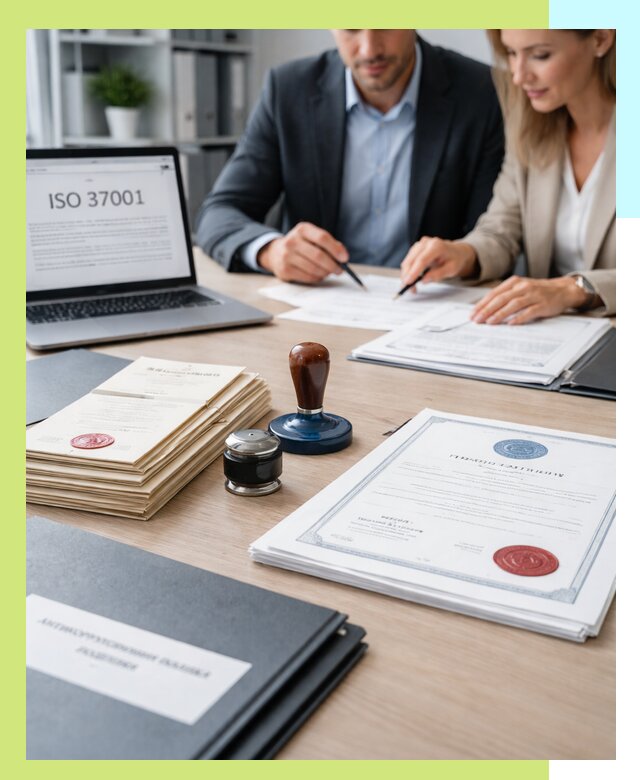 Получение сертификата ISO 37001 по системе борьбы с коррупцией в Лесне